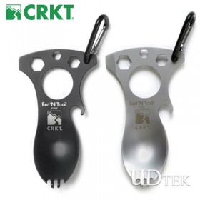 CRKT Outdoor multifunction stainless steel spoon folk  bottle opener EDC tools camping equipments UD06003 